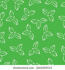 Padrão floral. Flores bonitas no fundo azul cinza. Impressão com pequenas flores brancas. Impressão de Ditsy. Textura de vetor uniforme.