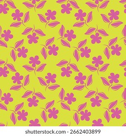 Floral pattern. Pretty flowers on gray blue background. Printing with small white flowers. Ditsy print. Seamless vector texture.