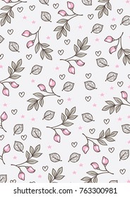 Floral pattern print