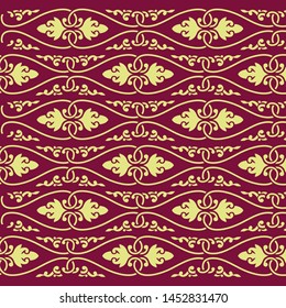 floral pattern purple color stencil art