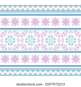 Floral pattern repeated shape. for decoration, textile, fabric, clothing, background. flower style.