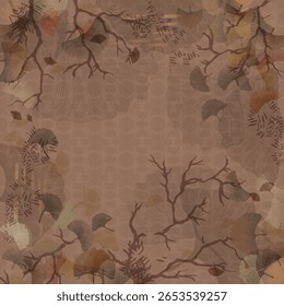 floral pattern scraf design for textile