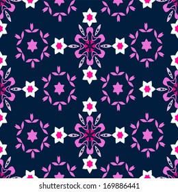 Floral pattern seamless abstract background 