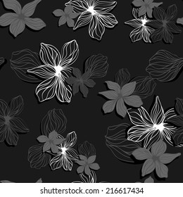 floral pattern seamless background