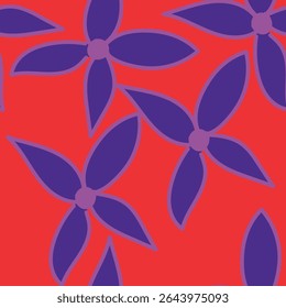 Padrão floral. Fundo perfeito com diferentes tipos de flores fabulosas, ervas, folhas no fundo escuro. Bela textura Botânica, Vetor