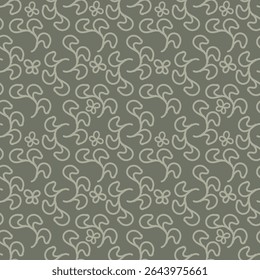 Padrão floral. Fundo perfeito com diferentes tipos de flores fabulosas, ervas, folhas no fundo escuro. Bela textura Botânica, Vetor