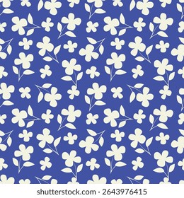 Padrão floral. Fundo perfeito com diferentes tipos de flores fabulosas, ervas, folhas no fundo escuro. Bela textura Botânica, Vetor