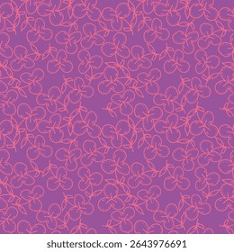 Padrão floral. Fundo perfeito com diferentes tipos de flores fabulosas, ervas, folhas no fundo escuro. Bela textura Botânica, Vetor