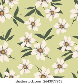 Padrão floral. Fundo perfeito com diferentes tipos de flores fabulosas, ervas, folhas no fundo escuro. Bela textura Botânica, Vetor