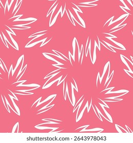 Floral pattern. Seamless background with different kinds of fabulous flowers, herbs, leaves on dark background. Beautiful Botanical texture, Vector