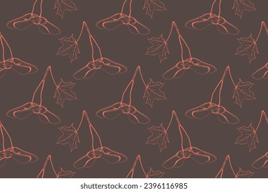 Floral pattern seamless background. Foliage and flower wallpaper design of nature. Vector illustration.