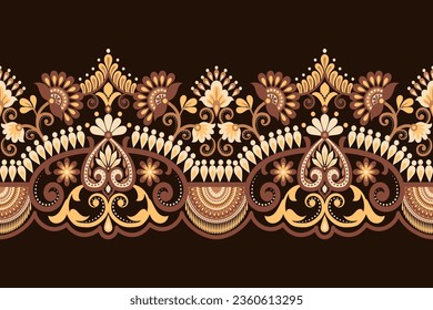 floral pattern Seamless. Background Seamless Pattern Geometric Ethnic pattern design 
for background, carpet, wallpaper, clothing, wrapping, Batik, fabric, printing textile illustration.