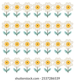floral pattern seamless design white background