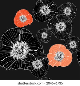 Floral pattern seamless, Eps 10