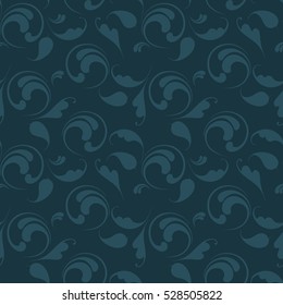 The floral pattern. Seamless ethnic.