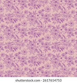 floral pattern seamless flower leaf background classic backdrop vintage textile