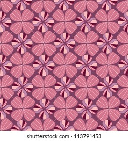 Floral pattern seamless. Flower vector motif on pink background. Elegant wallpaper.