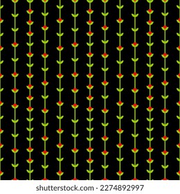 Patrón floral sin fisuras. Textura de adorno de tela de flores