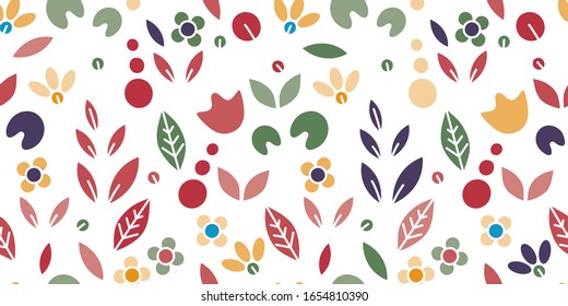 Patrón floral. Textura de flores sin soldadura para tela, envoltura, textiles. Sencillo fondo florido.