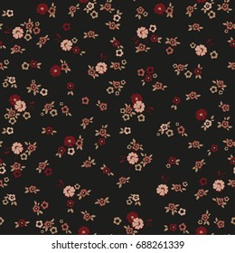  Patrón floral. Textura de flores sin soldadura para tela, envoltura, textiles.