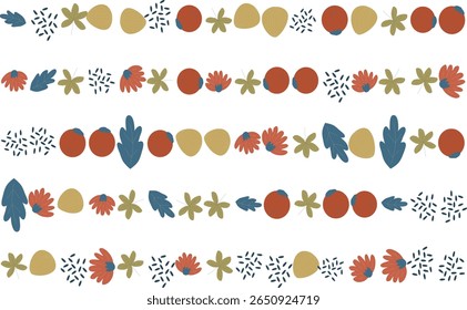 Floral pattern seamless illustration designed with elegance and detail, perfect for creative prints, digital designs, and stylish packaging