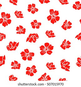 Floral pattern seamless. Ornament flower pattern vector. Seamless vector vintage pattern with flowers. Flowers background