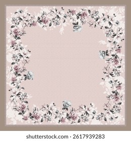 floral pattern seamless for textile