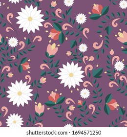 Modalidades florales, texturas sin soldadura con flores, Ropa textil hembra vectorial sin fisuras, para el diseño de tejidos