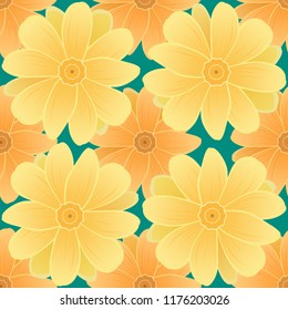 floral pattern (seamless, vector)