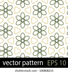 Floral pattern. Seamless vector background