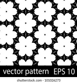 Floral pattern. Seamless vector background