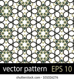 Floral pattern. Seamless vector background