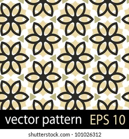 Floral pattern. Seamless vector background