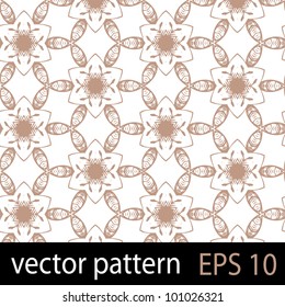 Floral pattern. Seamless vector background