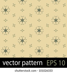 Floral pattern. Seamless vector background