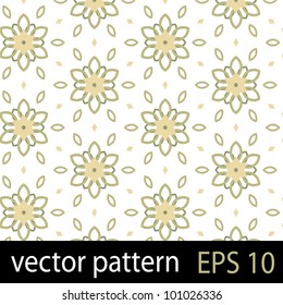 Floral pattern. Seamless vector background