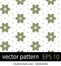 Floral pattern. Seamless vector background