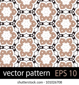 Floral pattern. Seamless vector background