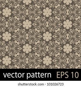 Floral pattern. Seamless vector background