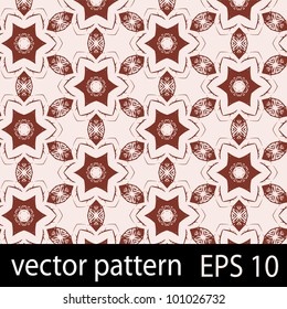 Floral pattern. Seamless vector background