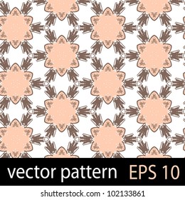 Floral pattern. Seamless vector background