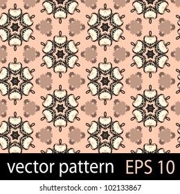 Floral pattern. Seamless vector background