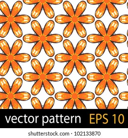 Floral pattern. Seamless vector background