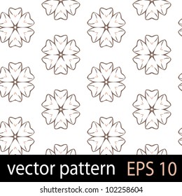 Floral pattern. Seamless vector background