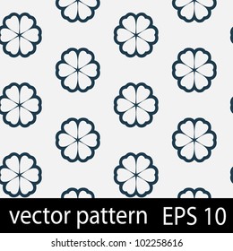 Floral pattern. Seamless vector background