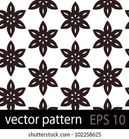 Floral pattern. Seamless vector background