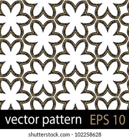 Floral pattern. Seamless vector background