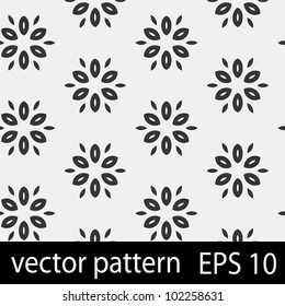 Floral pattern. Seamless vector background