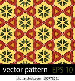 Floral pattern. Seamless vector background