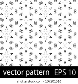 Floral pattern. Seamless vector background